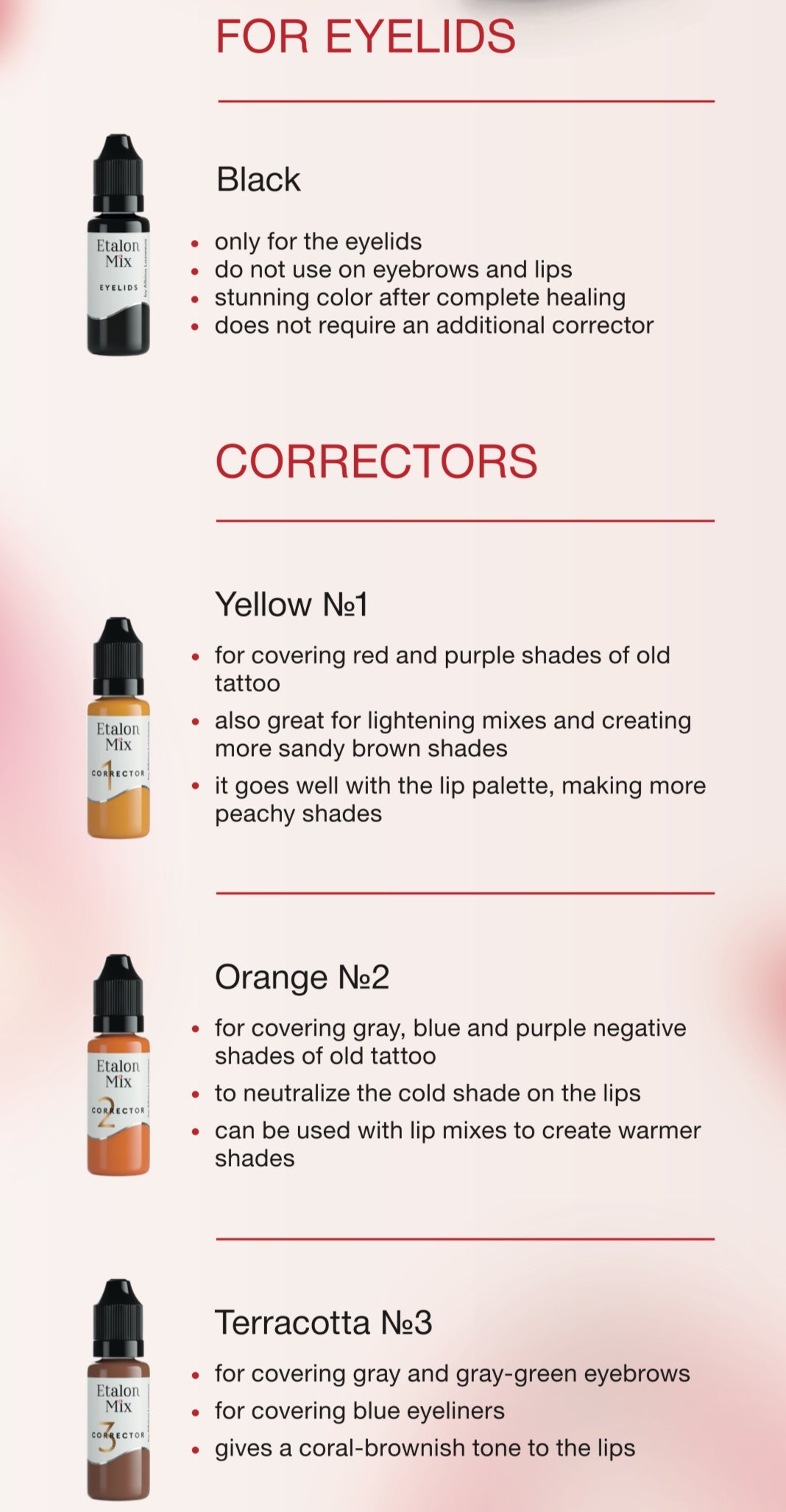 Etalon Hybrid Brow Pigments (15ml)