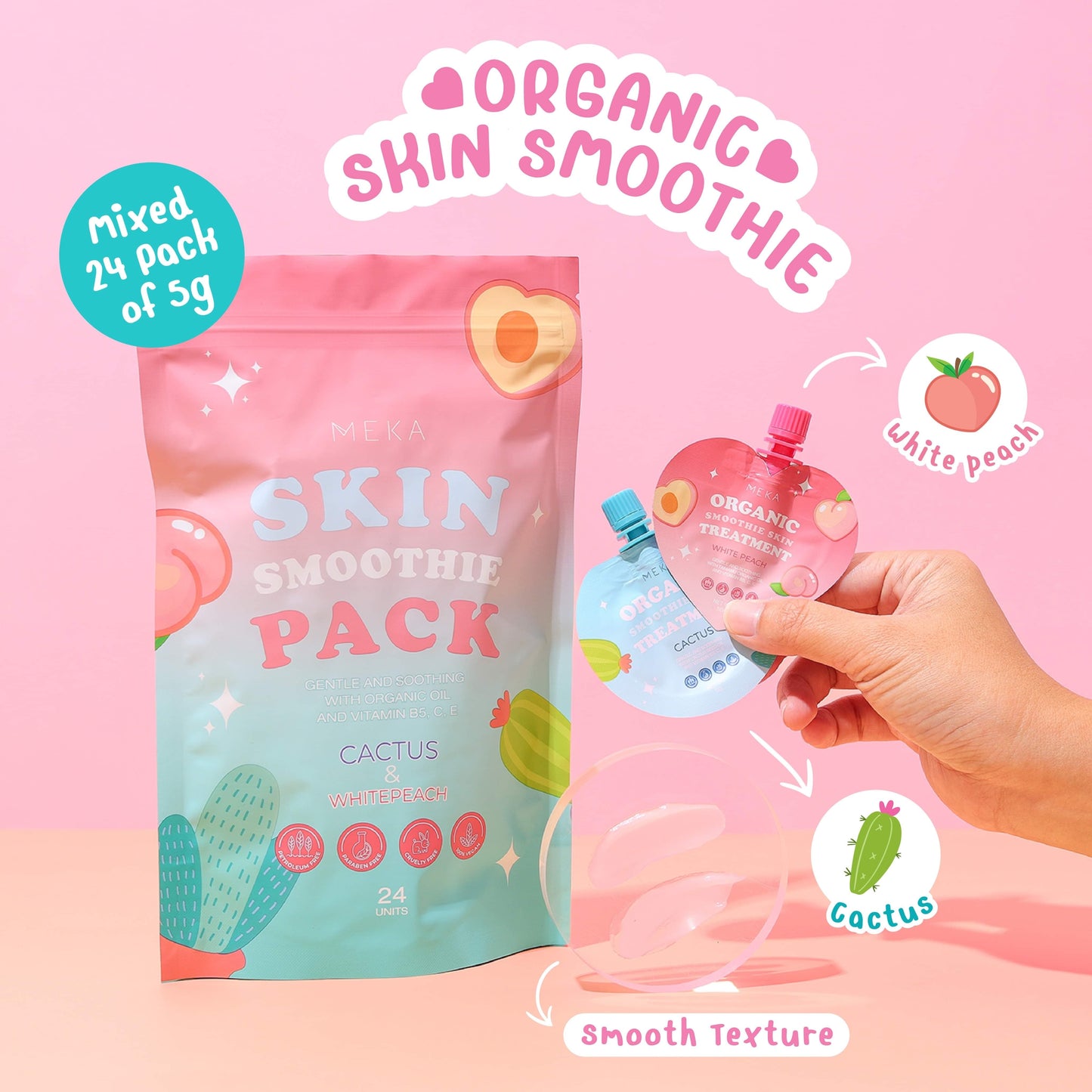 Skin Smoothie Treatment 24pc Variety Pack