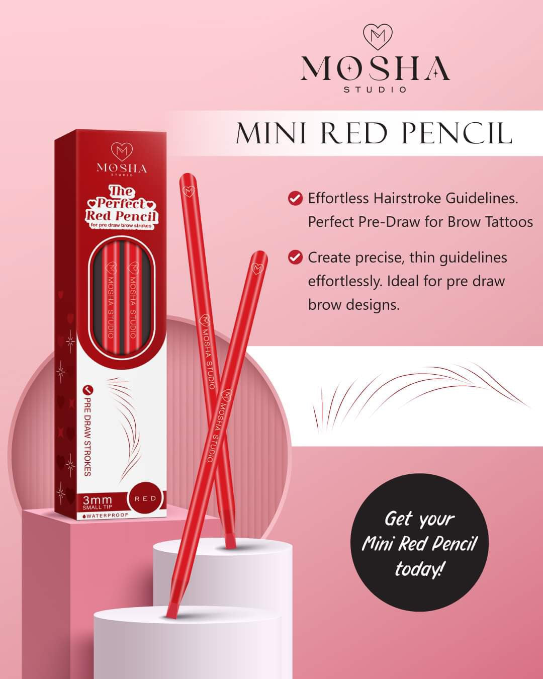 Small Tip Brow Pencil (2 pcs)